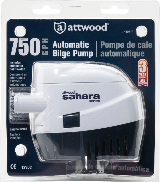 Attwood - Auto Pump 750 Clam  (4507-7)