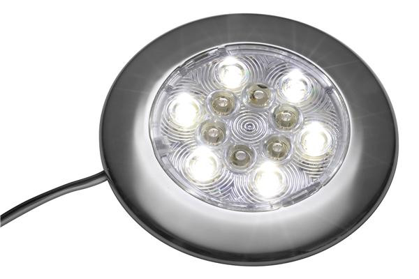 Attwood - Cd-asm,wrm Lt,led,4"curty (6345ss1)