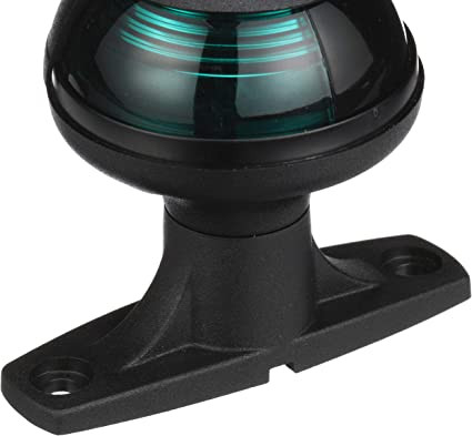 Attwood - Side Lt Raised Base Green (5080g7)