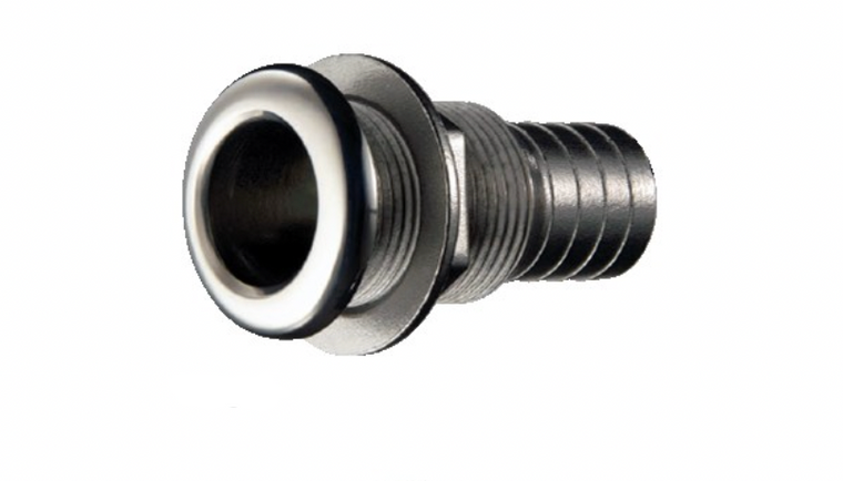 Attwood - Wa-thru Hull,ss Barb,2" (67552-1)