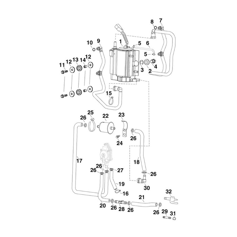 Brp - Rail Assembly,fuel - Brp (5005343)