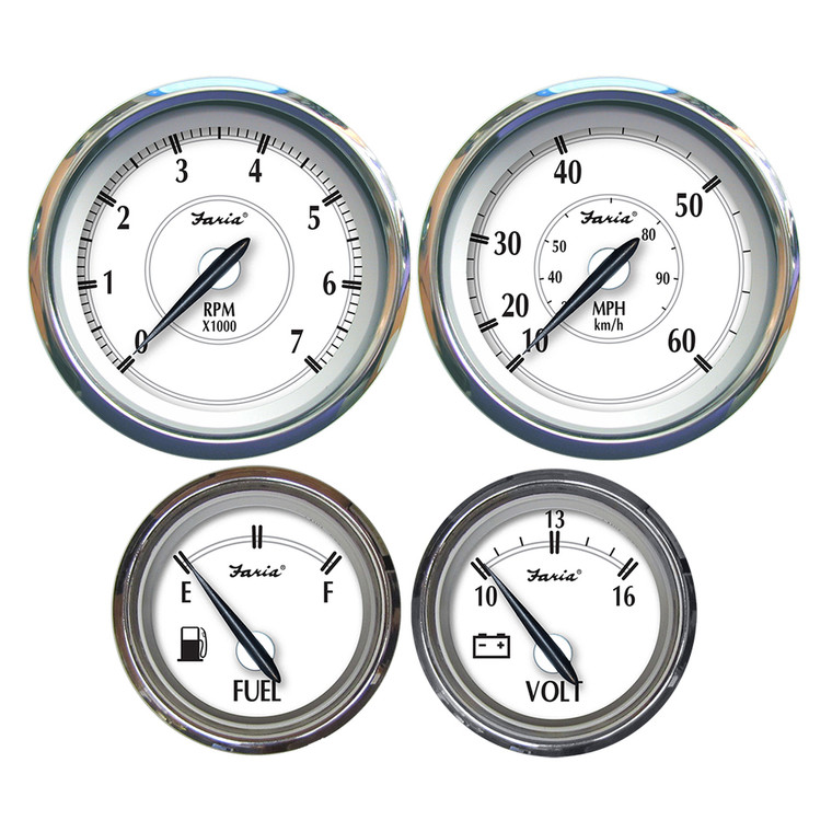 Faria - Set Outbd Tach Fuel Volt (ktf0201)