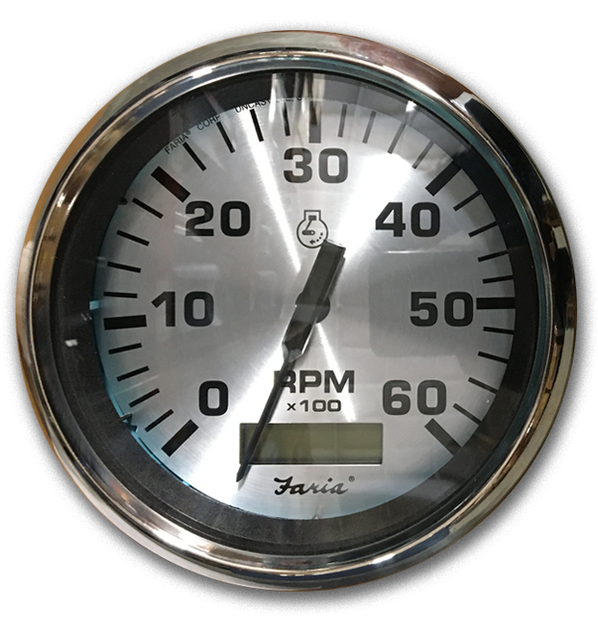 Faria - Tachometer With Hourmeter (f36032)