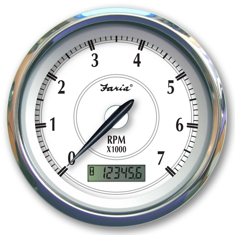 Faria - Tachometer With Hourmeter (f45005)