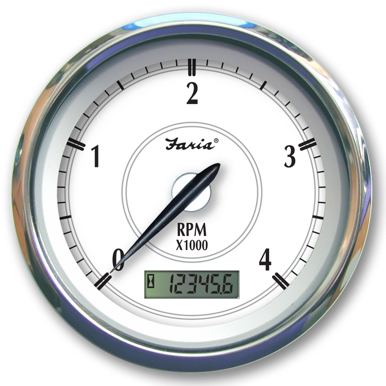 Faria - Tachometer With Hourmeter (f45007)
