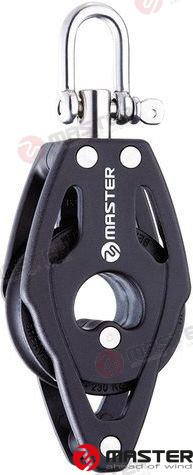 Recmar - 40mm Sgl/bkt/swvl Shkl Block (mvbb0402f)