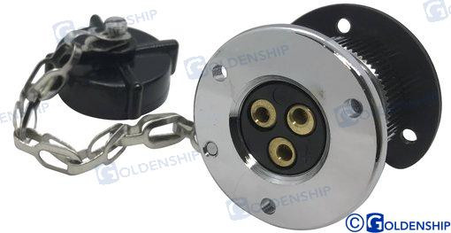 Recmar - Deck Conn Plastic Cap 3a 3p (gs11021)