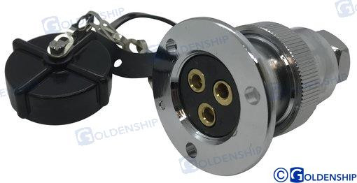 Recmar - Deck Conn Plastic Cap 5a 3p (gs11024)