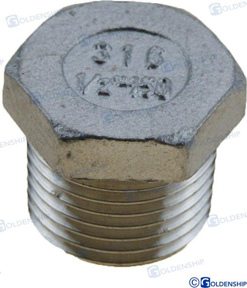Recmar - Hex Head Plug 1/2 (gs30581)