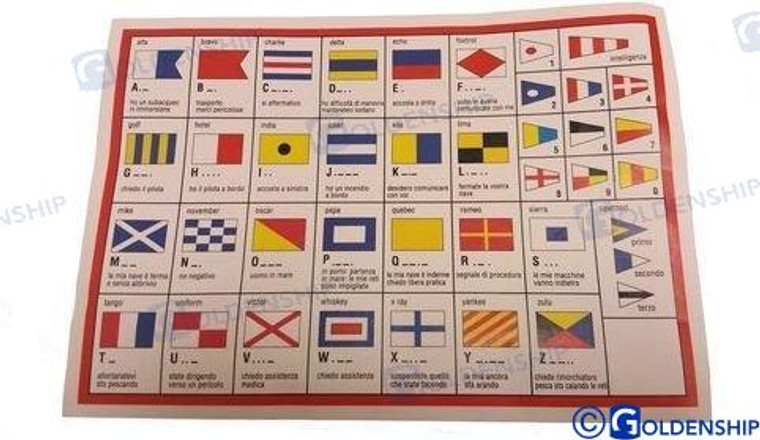 Recmar - Intl Code Flag 40x60 Cm (gs73442)