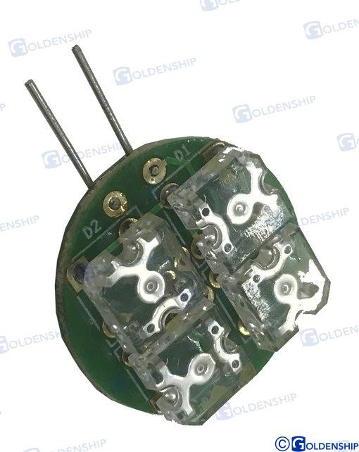 Recmar - Led G4 Bulb Side Pin Red 12v (gs10265)