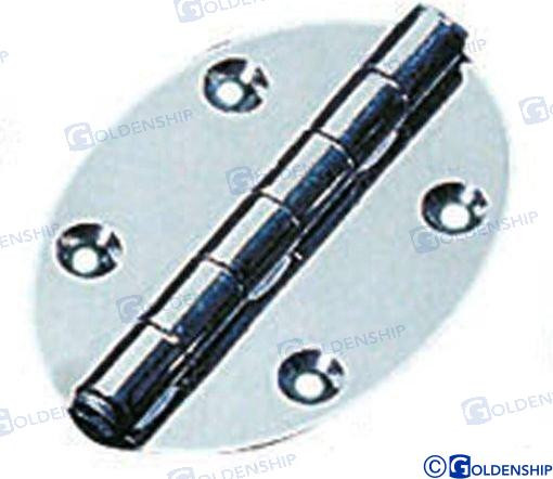 Recmar - Oval Inox Hinge 78x56 (2pk) (gs72192)