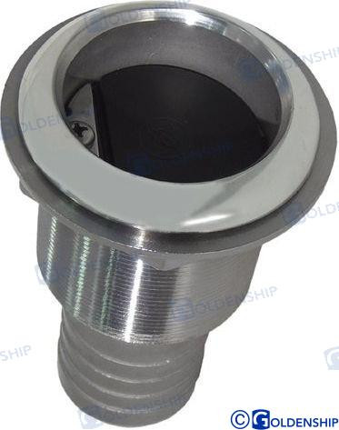 Recmar - Ss Thruhull (w Valve) 1-1/2" (gs30332)