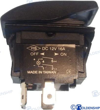 Recmar - Switch W Led Off-on 4p (gs11133)