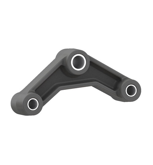 Redneck Trailer Supplies - Equalizer, Cast, 6 1/4" Curved, 9/16" F&r, 3/4" Center Hole, 1 3/4" Od (083200)