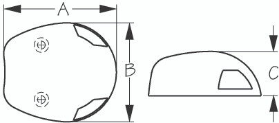 Sea Dog Marine - Black Nylon Combo Bow Light Led (400058-1)