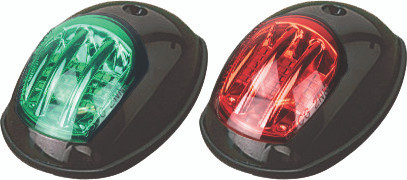 Sea Dog Marine - Black Nylon Led Nav Lights Pt&starboard (400073-1)