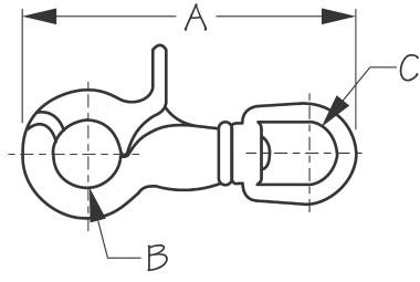 Sea Dog Marine - Bronze Trigger Snap (136800-1)