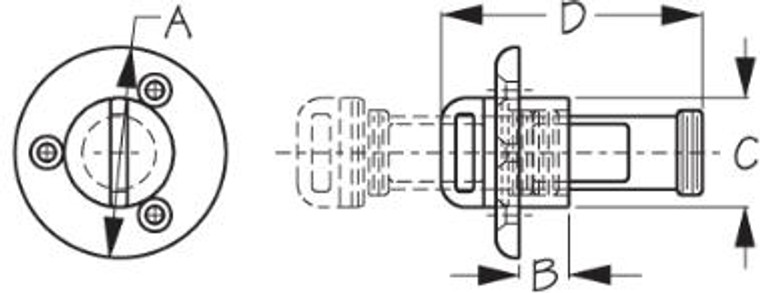 Sea Dog Marine - Cast Stainless Steel Grbrd Drain & Plug - Sea-dog Line - 520060 (520060-1) Sea Dog Marine - Cast Stainless Steel Grbrd Drain & Plug - Sea-dog Line - 520060 (520060-1)