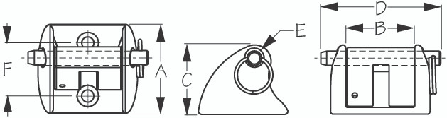 Sea Dog Marine - Chain Stopper 3/16- 1/4 Euro (321822)