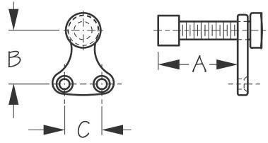 Sea Dog Marine - Chrome Brass Wndo Antirattle Fstnr (322210-1)
