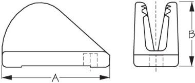 Sea Dog Marine - Cl712 Small Alloy Cleat (007120)