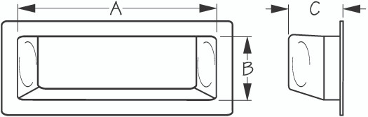 Sea Dog Marine - Collector Box 4" Right (331294)