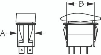 Sea Dog Marine - Cont Switch (dp)ilmntd On/off/on (420218-1)
