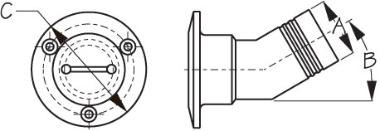 Sea Dog Marine - Cst Hose Dock Fill 2 Angled Dsl (351621)