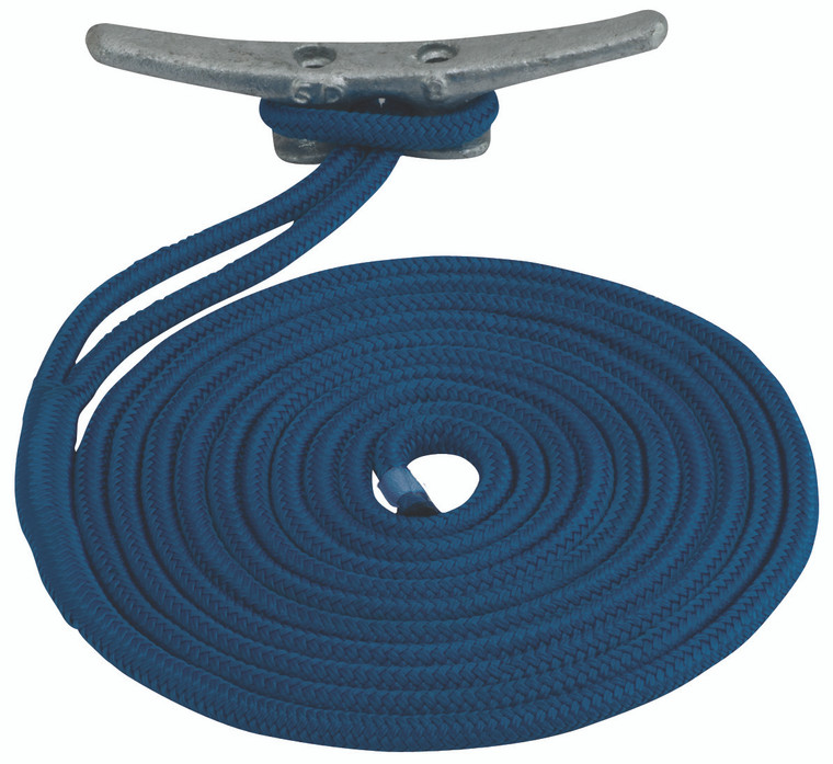 Sea Dog Marine - Double Braid Nylon Line 3/8"x10' Navy (302110010nv-1)