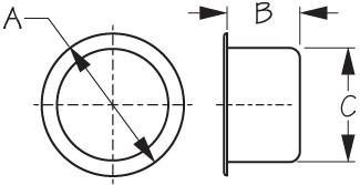 Sea Dog Marine - Flush Mount Ashtray (589630)
