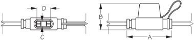 Sea Dog Marine - Inline Fuse Holder - Sea-dog Line (445098-1)
