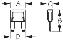 Sea Dog Marine - Mini Blade Fuse - 30 Amp (445030-1)