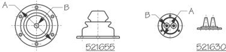 Sea Dog Marine - Motor Well Boot - 3" (521630-1)