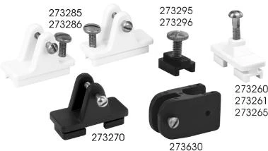 Sea Dog Marine - Nylon .85 Track Mount Deck Hinge (273270-1)