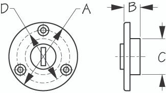 Sea Dog Marine - Nylon Grbrd Drain Shrt Tube Plug (520056-1)
