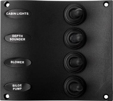 Sea Dog Marine - Nylon Switch Panel 4 Toggles (424604-1)