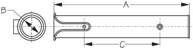 Sea Dog Marine - Polyp Side Mount Rod Holder (325122-1)