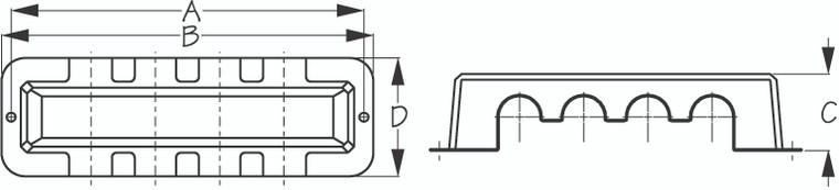 Sea Dog Marine - Ps Buss Bar Cover For 426728 (426729)