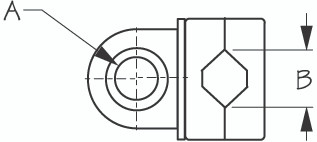 Sea Dog Marine - Rail Mount Fairlead -stainless Steel Insert (327112-1)