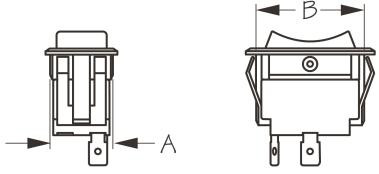Sea Dog Marine - Rocker Switch (spark Plug) Ilmntd On/off/on (420258-1)