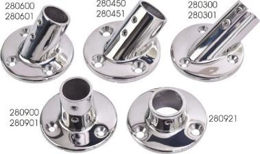 Sea Dog Marine - Stainless Steel 45dg Round Base 7/8" (280450-1)