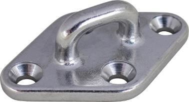Sea Dog Marine - Stainless Steel Diamond Eye Plate 3- 1/2" (088622)