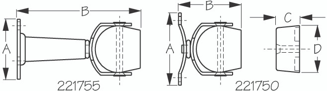 Sea Dog Marine - Stainless Steel Magnetic Door Stop - Tall (221755-1)