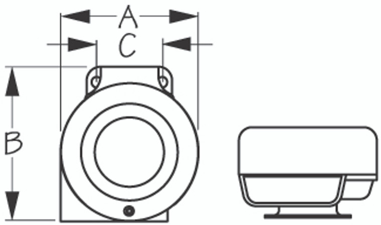 Sea Dog Marine - Stainless Steel Mini Compact Horn (431115-1)