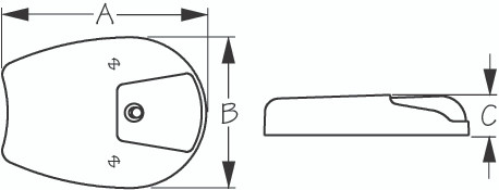 Sea Dog Marine - Stainless Steel Side Mount Side Light Led 2nm (400079-1)