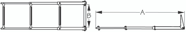 Sea Dog Marine - Stainless Steel Telescopic 3-step Ladder (328213)