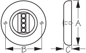Sea Dog Marine - Transom/stern Light Led - 2nm (400033-1)