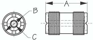 Sea Dog Marine - Uhf 2 Female Standard Connectr (329950-1)