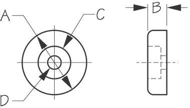 Sea Dog Marine - Windshield/door Bumper Pad Clr (324391-1)
